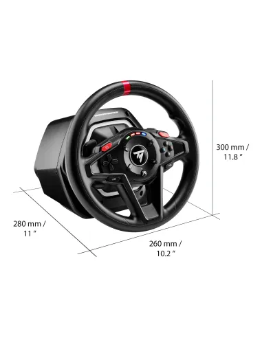 Thrustmaster T128 Negro USB Volante + Pedales Analógico PC, Xbox, Xbox One