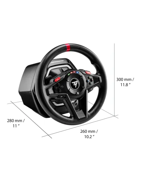 Thrustmaster T128 Negro USB Volante + Pedales Analógico PC, Xbox, Xbox One