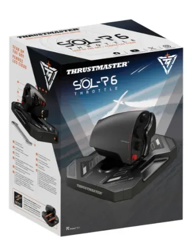 Thrustmaster Sol-R 6 Throttle Negro USB Analógico Digital PC