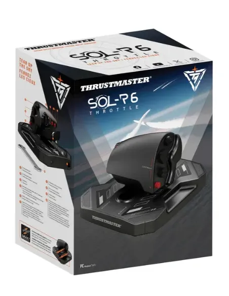 Thrustmaster Sol-R 6 Throttle Negro USB Analógico Digital PC