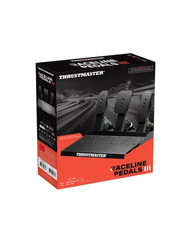 Thrustmaster Raceline Pedals III Negro Pedales PC, PlayStation 4, PlayStation 5, Xbox One, Xbox Series S, Xbox Series X