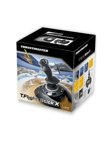 Thrustmaster T.Flight Stick X Negro, Rojo, Plata USB Palanca de mando Analógico PC, Playstation 3