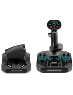 Thrustmaster Sol-R 4 HOTAS Negro USB Joystick Palanca de control lateral + cuadrante de aceleración Analógico Digital PC
