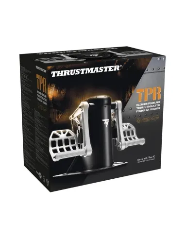 Thrustmaster TPR Rudder Negro, Plata USB Simulador de Vuelo Analógico PC