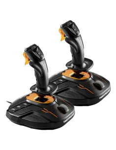 Thrustmaster T.16000M FCS SPACE SIM DUO Negro, Naranja USB Palanca de mando Analógico Digital PC