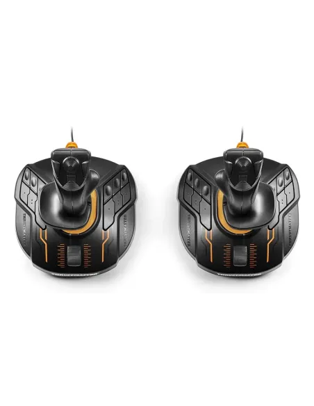 Thrustmaster T.16000M FCS SPACE SIM DUO Negro, Naranja USB Palanca de mando Analógico Digital PC