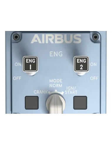 Thrustmaster TCA Quadrant Airbus Edition Negro, Azul Simulador de Vuelo PC