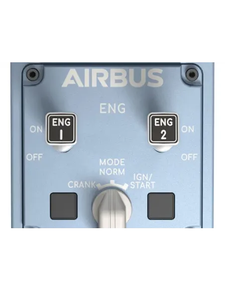 Thrustmaster TCA Quadrant Airbus Edition Negro, Azul Simulador de Vuelo PC