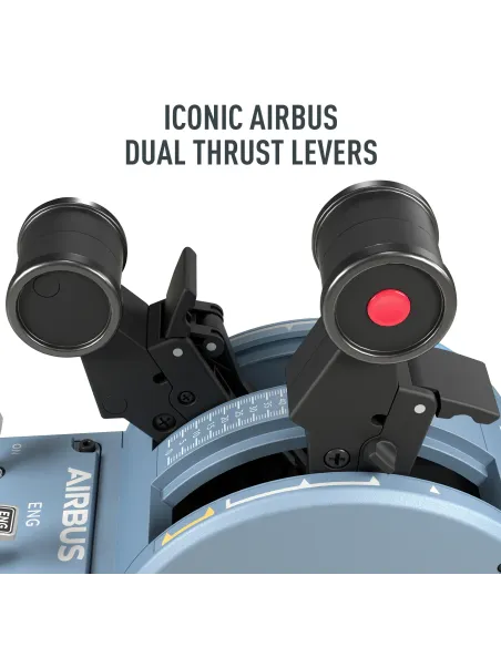 Thrustmaster TCA Quadrant Airbus Edition Negro, Azul Simulador de Vuelo PC