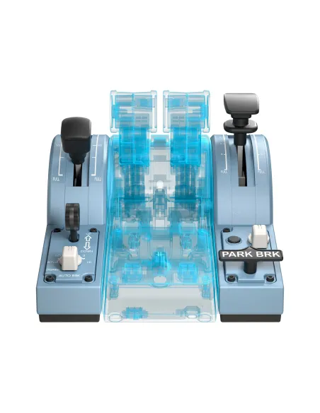 Thrustmaster TCA Quadrant Add-On Airbus Edition Negro, Azul Simulador de Vuelo PC