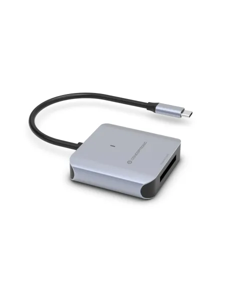 Conceptronic BIAN08G lector de tarjeta USB 3.2 Gen 2 Type-C Gris