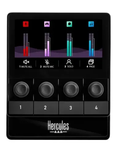 Hercules Stream 100 Negro 4 botones
