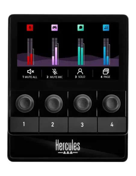 Hercules Stream 100 Negro 4 botones