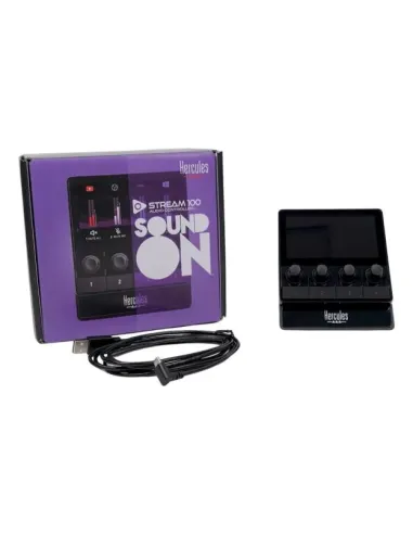 Hercules Stream 100 Negro 4 botones