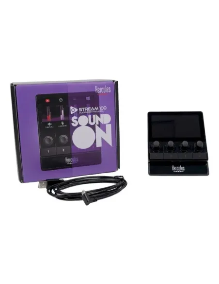 Hercules Stream 100 Negro 4 botones