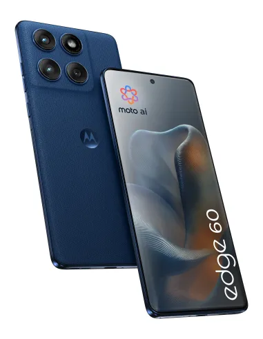 Motorola edge 60 16,9 cm (6.67") SIM doble Android 15 5G USB Tipo C 12 GB 512 GB 5200 mAh Azul