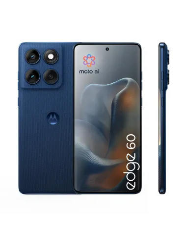 Motorola edge 60 16,9 cm (6.67") SIM doble Android 15 5G USB Tipo C 12 GB 512 GB 5200 mAh Azul