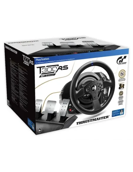Thrustmaster T300 RS GT Negro Volante + Pedales Analógico Digital PC, PlayStation 4, PlayStation 5, Playstation 3