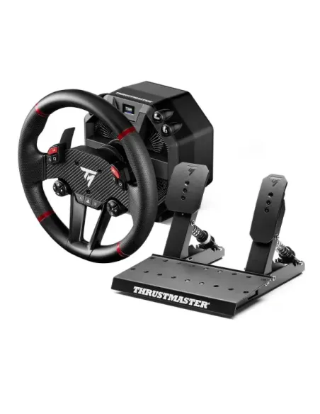 Thrustmaster T598 Negro, Rojo USB Volante + Pedales Analógico Digital PC, PlayStation 4, PlayStation 5