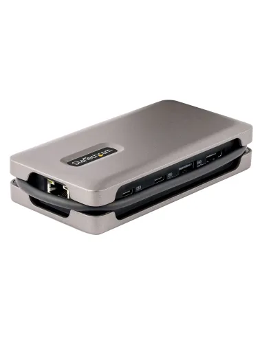 StarTech.com Adaptador Multipuertos USB-C - HDMI 2.0b 4K 60Hz - HDR - Hub USB 3.2 Gen 2 10Gbps (2xUSB-C, 1xUSB-A) - PD de 100W