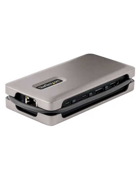StarTech.com Adaptador Multipuertos USB-C - HDMI 2.0b 4K 60Hz - HDR - Hub USB 3.2 Gen 2 10Gbps (2xUSB-C, 1xUSB-A) - PD de 100W