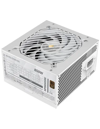 Mars Gaming MPB850SIW unidad de fuente de alimentación 850 W 24-pin ATX ATX Blanco