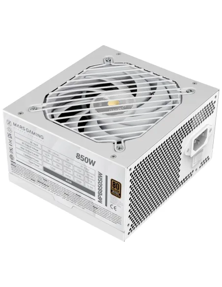 Mars Gaming MPB850SIW unidad de fuente de alimentación 850 W 24-pin ATX ATX Blanco