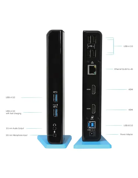 i-tec USB 3.0 USB-C Dual HDMI Docking Station