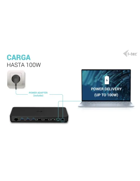 i-tec USB-C Triple Display Docking Station Gen 2 Pro + Power Delivery 100W