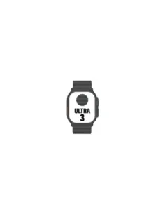 Apple Watch Ultra 3/ GPS/ Cellular/ 49mm/ Caja Titanio Negro/ Correa Ocean Negra
