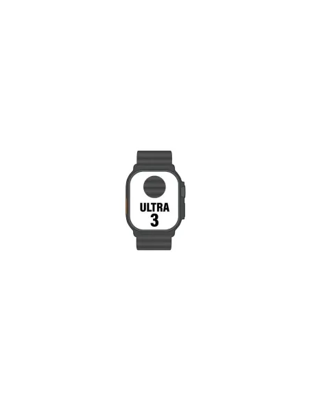 Apple Watch Ultra 3/ GPS/ Cellular/ 49mm/ Caja Titanio Negro/ Correa Ocean Negra