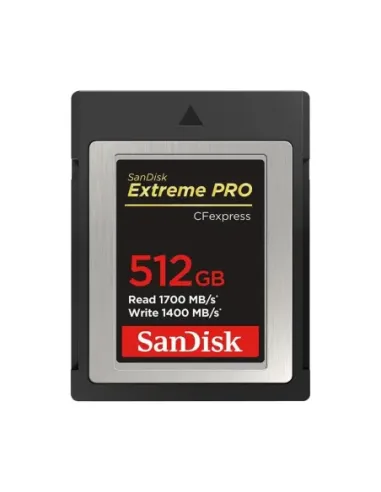 Tarjeta memoria flash sandisk extreme pro cfexpress 512gb