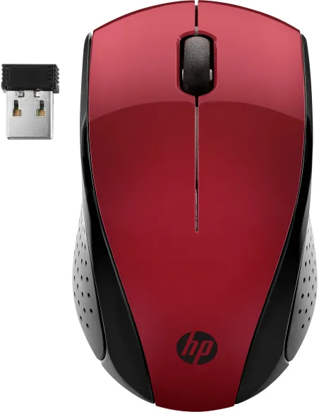 HP Ratón inalámbrico 220 (Rojo Ocaso)