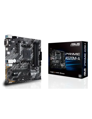 ASUS PRIME A520M-A II CSM AMD A520 Zócalo AM4 micro ATX