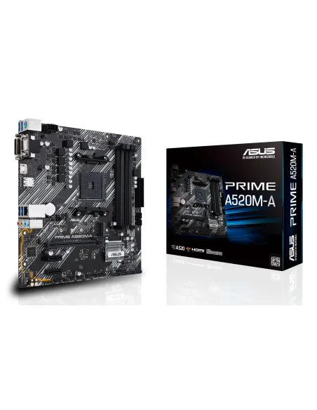 ASUS PRIME A520M-A II CSM AMD A520 Zócalo AM4 micro ATX