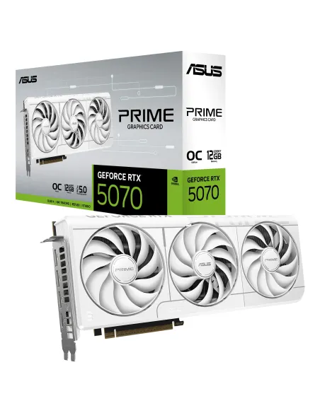 ASUS Prime -RTX5070-O12G-WHITE NVIDIA GeForce RTX 5070 12 GB GDDR7