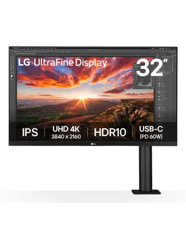 LG 32UN880K-B pantalla para PC 80 cm (31.5") 3840 x 2160 Pixeles 4K Ultra HD LCD Negro