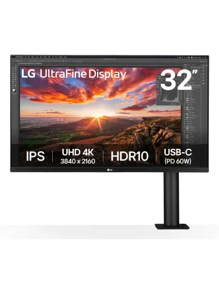 LG 32UN880K-B pantalla para PC 80 cm (31.5") 3840 x 2160 Pixeles 4K Ultra HD LCD Negro