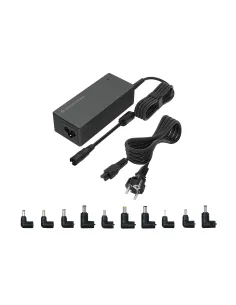 Conceptronic OZUL08B10 adaptador e inversor de corriente Interior 90 W Negro