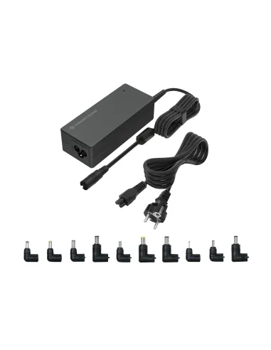 Conceptronic OZUL08B10 adaptador e inversor de corriente Interior 90 W Negro