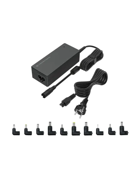 Conceptronic OZUL08B10 adaptador e inversor de corriente Interior 90 W Negro