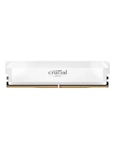 Memoria ram ddr5 16gb crucial pro - udimm - 6400 mhz - pc5 - 51200 - blanca