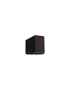 Caja ordenador gaming lian li a3 matx cristal templado madera negra