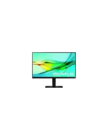 Monitor Profesional Samsung ViewFinity S6 S60UD S24D600UAU 24"/ QHD/ Regulable en Altura/ Negro