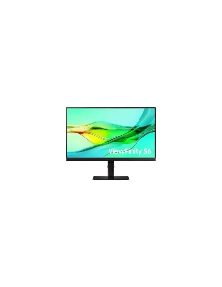 Monitor Profesional Samsung ViewFinity S6 S60UD S24D600UAU 24"/ QHD/ Regulable en Altura/ Negro