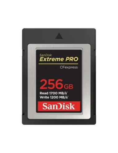 Tarjeta memoria flash sandisk extreme pro cfexpress 256gb