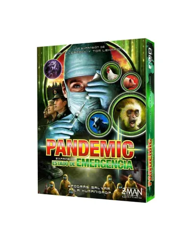 Juego de mesa pandemic estado de emergencia edad recomendada 8 años