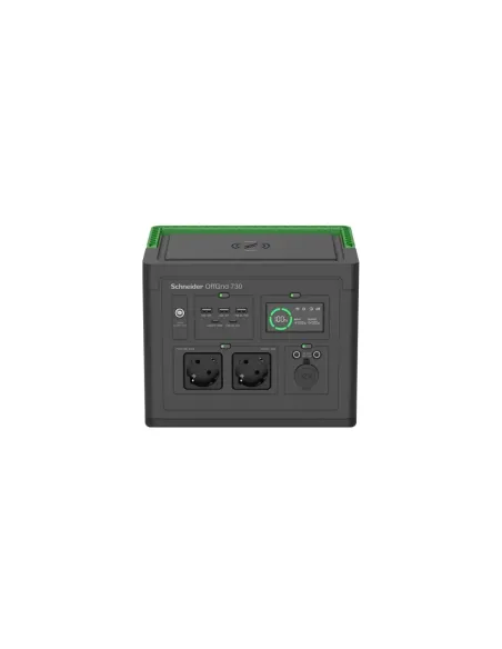 SCHNEIDER OFFGRID PORTABLE POWER STATION 730, 738WH LITHIUM-ION, 2 SCHUKO, SINEWAVE
