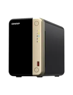 Servidor nas qnap k - ts - 264 - 8g+2xmn10ada600s 2 bahias 8gb gigabit ethernet