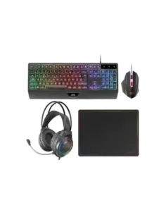 MARS GAMING TECLADO+RATON+ALFOMBRILLA+AURICULAR